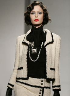 Chanel Black And White Jacket - 110 For Sale on 1stDibs