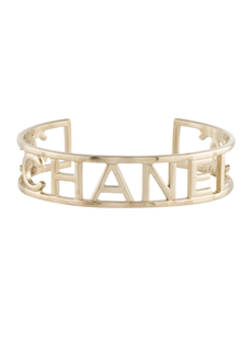 Chanel Monogram Gold Bracelet
