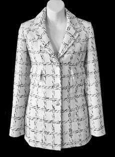 CHANEL 2023/24 23S White Tweed Jacket