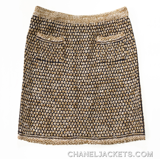 11C-GoldBlkKnitChainSkirt-2