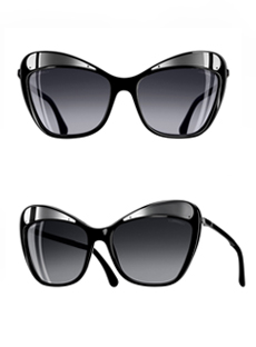 Chanel CH5386 Butterfly Sunglasses-Black